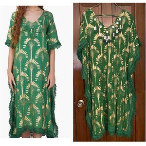 Size Large America & Beyond pine Green Kaftan